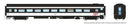 PREORDER Rapido 100401 HO CC&F Lightweight Coach - Ready to Run - Super Continental Line(TM) -- Grand Trunk Western