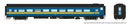 PREORDER Rapido 100369 HO CC&F Lightweight Coach - Ready to Run - Super Continental Line(TM) -- VIA Rail Canada