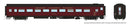Rapido 100378 HO CC&F Lightweight Coach - Ready to Run - Super Continental Line(TM) -- BC Rail