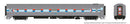 PREORDER Rapido 100385 HO CC&F Lightweight Coach - Ready to Run - Super Continental Line(TM) -- Amtrak