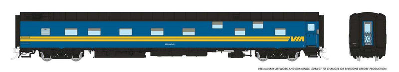 PREORDER Rapido 101151 HO Duplex Sleeper - Ready to Run - Super Continental Line(TM) -- VIA Rail Canada
