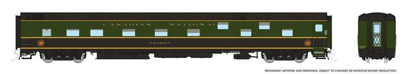 PREORDER Rapido 101154 HO Duplex Sleeper - Ready to Run - Super Continental Line(TM) -- Canadian National