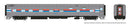 Rapido 101161 HO Duplex Sleeper - Ready to Run - Super Continental Line(TM) -- Amtrak