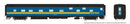 PREORDER Rapido 101170 HO Duplex Sleeper - Ready to Run - Super Continental Line(TM) -- Rapido Anniversary