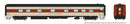 PREORDER Rapido 104114 HO 10-5 Sleeper - Ready to Run - Super Continental Line(TM) -- Erie Lackawanna "Pride of Youngstown" (gray, maroon, black, yellow)