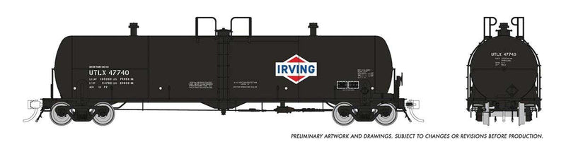 PREORDER Rapido 135015 HO Procor GP20 20,000-Gallon Tank Car 6-Pack - Ready to Run -- Irving Oil UTLX Set