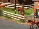Faller HO 180416 Paddock Fence Kit, 52-13/16" 134.1cm total (white)