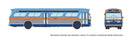 Rapido HO 753154 1959-1986 GM New Look/Fishbowl Bus, Deluxe Lighted, Assembled, Long Island MSBA
