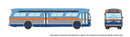 Rapido HO 753155 1959-1986 GM New Look/Fishbowl Bus, Deluxe Lighted, Assembled, Long Island MSBA