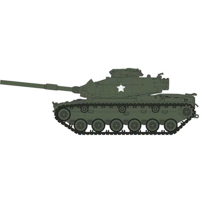 PREORDER Rapido HO 804001 M60A1 Tank, Assembled, U.S. Army (green)