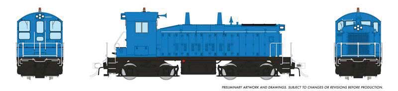 PREORDER Rapido HO 27602 EMD SW9, Painted, Unlettered