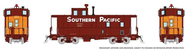 PREORDER Rapido HO 162018 SP Class C-40-3 Steel Caboose No Roofwalk, Southern Pacific