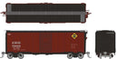 PREORDER Rapido HO 181003A 1937 AAR 40' Boxcar with Round Corner, Erie (Boxcar Red, black, yellow, white)