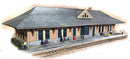 N Scale Architect N 10049 Lines West Station, Laser-Cut Kit, 9-3/4 x 3-1/2 x 2-1/2" 24.8 x 8.9 x 6.4cm