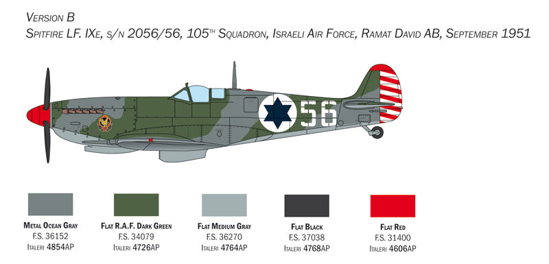 Italeri 2804 - SCALE 1 : 48 Spitfire Mk. IX