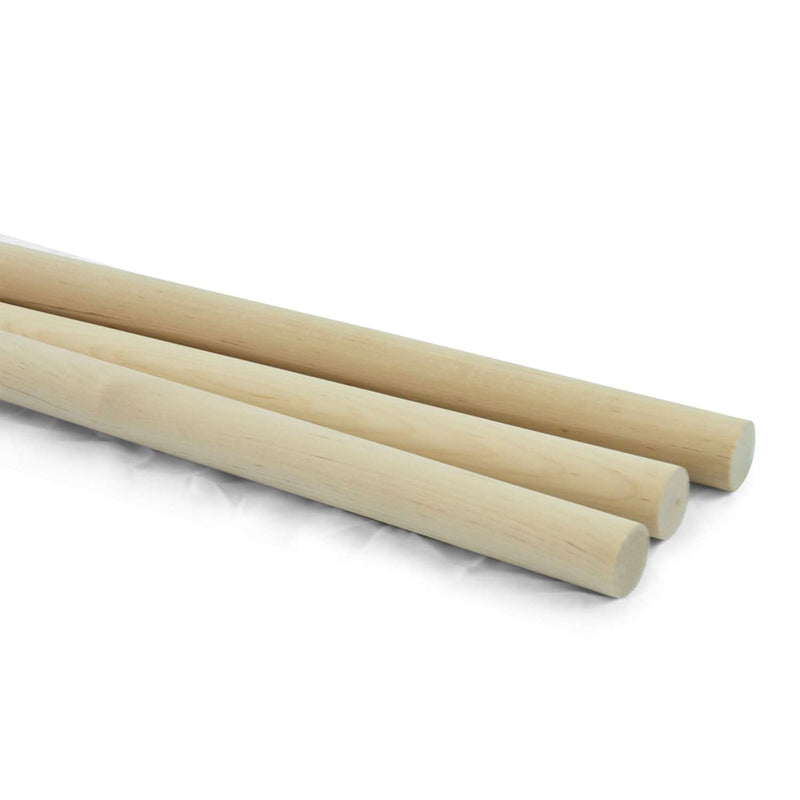 Midwest Products 7913 Birch Hardwood Dowels, 1" x 1" x 36" (3-Pack)