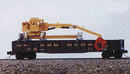 Railway Express Miniatures N 2081 MOW Vehicles, MOW Gondola Crane