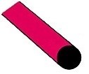 Plastruct 90272 FARR-3H Fluorescent Red Acrylic Round Rod, 3/32" (8) (d)