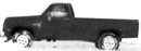 Trident Miniatures HO 90008A M1008 Truck, US Army