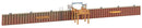 Faller HO 130511 Ship Pier Kit, 20-7/16 x 4-5/16 x 2-5/8" 51.9 x 11 x 6.7cm
