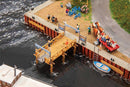 Faller HO 130511 Ship Pier Kit, 20-7/16 x 4-5/16 x 2-5/8" 51.9 x 11 x 6.7cm