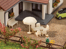 Faller N 272905 Tables, Chairs & Unbrellas