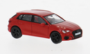 PREORDER Brekina HO PCX870558 2022 Audi A3, Assembled, Red