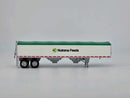 Trucks N Stuff HO 464 39' Covered Grain Trailer, Assembled, Nutrena Feeds (white, green)