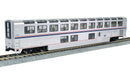 PREORDER Kato HO Superliner I Lounge, Amtrak Phase VI