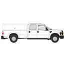 Atlas 35000001 Ford(R) F-350 Crew-Cab Pickup Truck - Assembled -- White with Utility Cap, HO