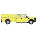 Atlas 35000003 Ford(R) F-350 Crew-Cab Pickup Truck - Assembled -- Safety Yellow with Utility Cap, HO