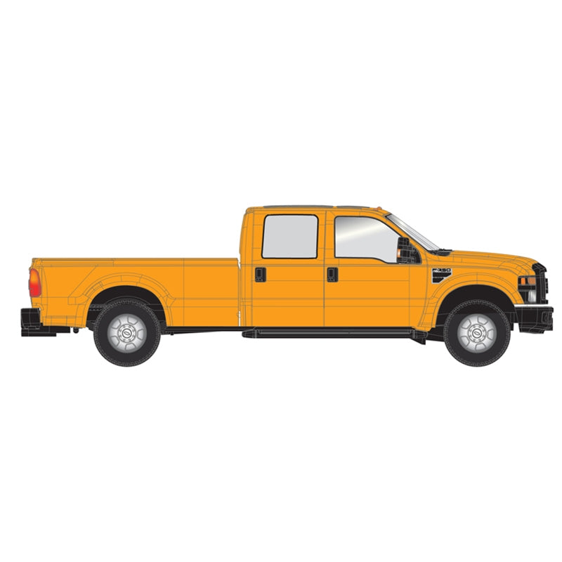 PREORDER Atlas 35000004 Ford(R) F-350 Crew-Cab Pickup Truck - Assembled -- Safety Orange, HO