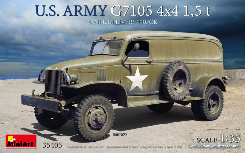 Mini Art Model 35405 US Army G7105 4x4 1.5ton Panel Trk 1:35