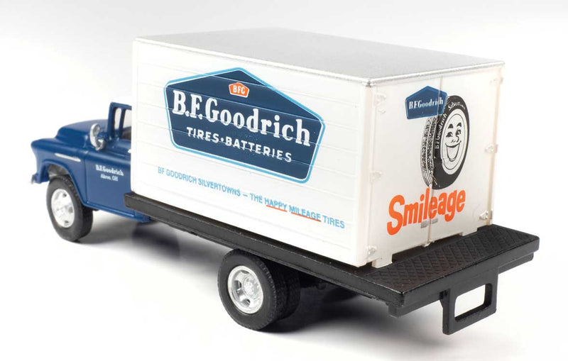 CLASSIC METAL WORKS 30648 1957 CHEVY BOX TRUCK (BF GOODRICH) 1:87 HO SCALE