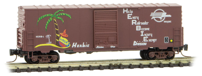 Micro-Trains 503 00 250 40' Standard Box Car, Single Door w/o roofwalk, Missouri Pacific, Z Scale