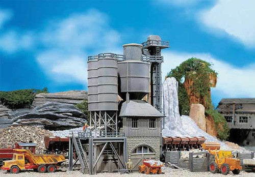 Faller HO 191816 Old Concrete Mixing Plant Kit