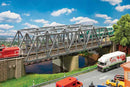 PREORDER Faller HO 120497 Steel Through Truss Double-Track Bridge Kit | 84.99