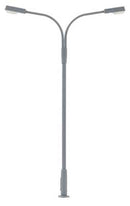 PREORDER Faller HO 180220 LED Streetlight Double-Arm Curved Mast, Cool White | 13.59