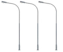 PREORDER Faller HO 180119 LED Streetlight Single-Arm Curved Mast, Cool White (3) | 27.19