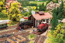 PREORDER Faller N 222104 Half-Timber Engine House with Segment Turntable Kit | 76.49