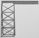 Micro Engineering N 75-542 Tall Steel Viaduct Length Extension, 120'