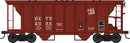 PREORDER Bowser HO 43600 70-Ton 2-Bay Covered Hopper with Closed Sides, Detroit & Toledo Shoreline