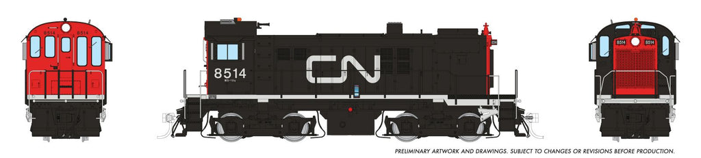 PREORDER Rapido HO 36012 MLW S-13 Diesel Locomotive, Canadian National