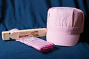 Brooklyn Peddler KTLEPP Li'l Engineer Kit, Train Whistle, Engineer Cap, Bandada, Pink