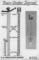 JL Innovative Design HO 252 Train Order Signal, Non-Operating Kit
