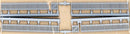 JL Innovative Design HO 705 Picket Fence, Clean White 11" (2)