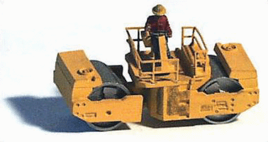 GHQ 53-009 Construction Equipment (Unpainted Metal Kit) -- Compactor, N Scale