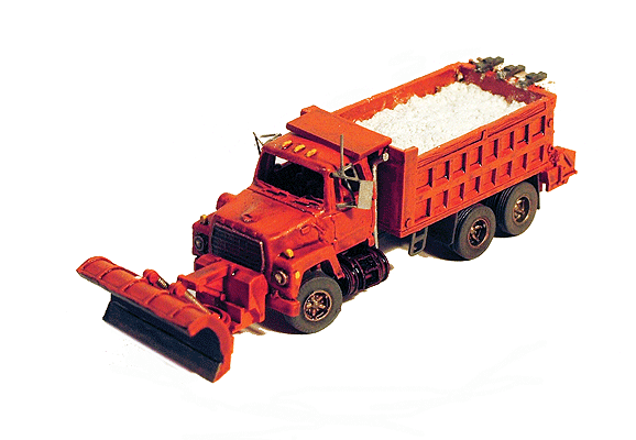 GHQ 53-017 Snowplow Dump Truck - Kit, N Scale