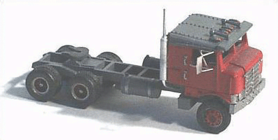 GHQ 56-004 American Truck - (Unpainted Metal Kit) -- 1953 "Bullnose" Semi Tractor, N Scale