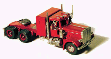 GHQ 52-001 American Trucks - (Unpainted Metal Kit) -- 359 Semi Tractor, N Scale